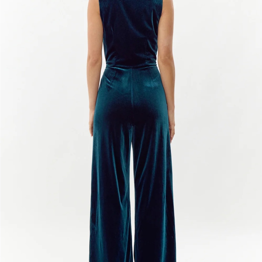 Adelyn Rae Green Jumpsuit - Picture 6 of 7